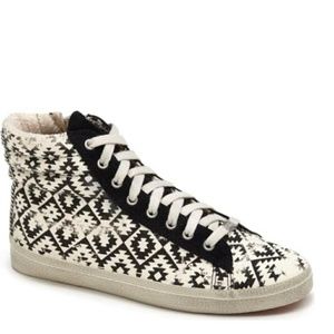 Aztec Print Hi Top Sneakers